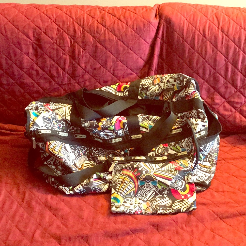 Le Sportsac - Hip- Hop XL Weekender (Gently Used).
